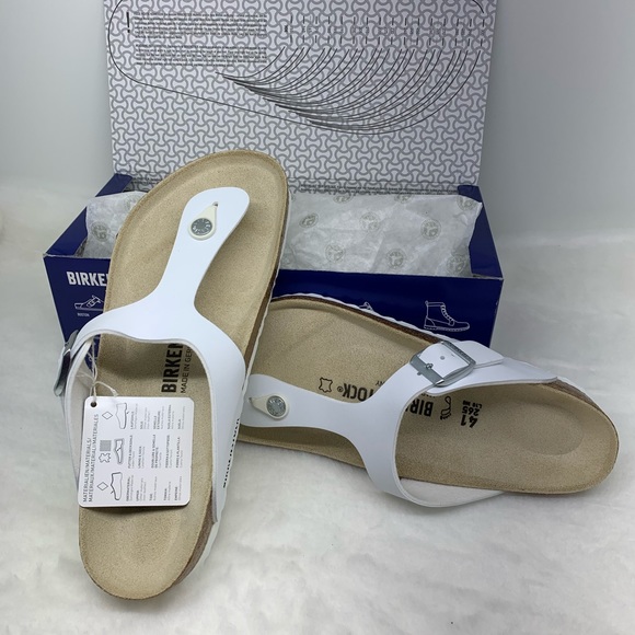 Birkenstock Shoes - NWT-Birkenstock-Gizeh-white-size 41